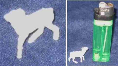 VACA TERNERO PLASTICO 2,5CMS